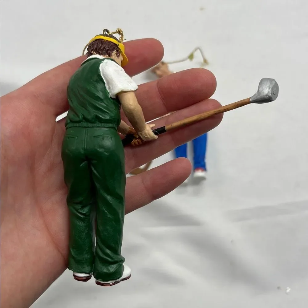 Two Golfers Christmas Silvestri Ornaments